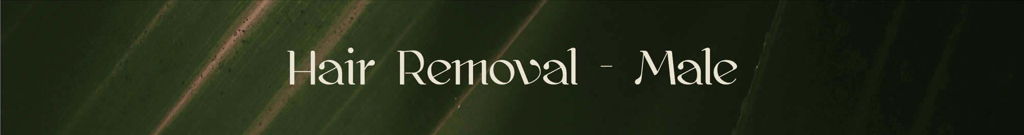 Hair Removal - Male